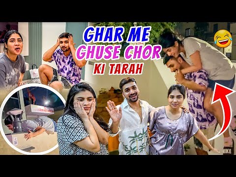 Khudke ghar me ghusna pada chor ki tarah