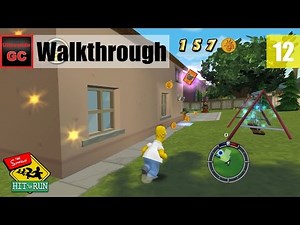 The Simpson: Hit & Run [#12] - Level 1 All Collector Cards || Walkthrough