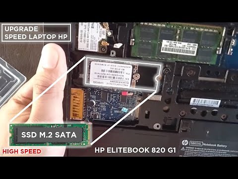 Upgrade SSD M.2 Sata Laptop HP Elitebook 820 G1 |VIDEO TUTORIAL|