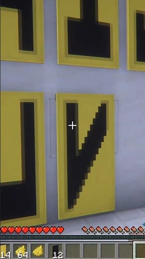 How to Make Letter "V" Banner Pattern in Minecraft | Quick Tutorial #shorts