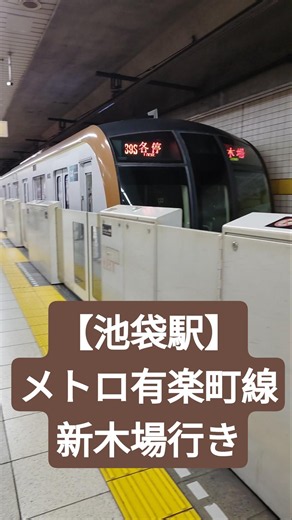 【池袋駅】メトロ有楽町線 新木場行きに乗る！