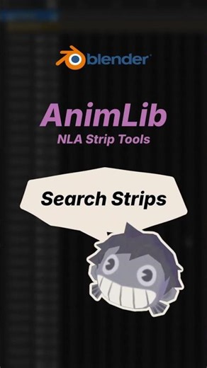 AnimLib [1.1.0 - Blender 5.0] - Search Strips