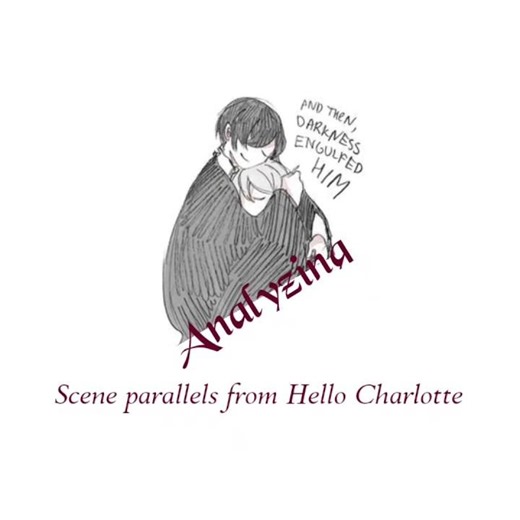 Pause to read. Hello Charlotte scene parallels analysis. #anime