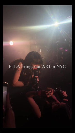 ELLA brings out ARI in NYC — Ari and Ella moment