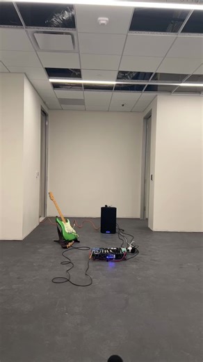 #CapCut what an actual room #reverb can sound like. Had to take advantage of it with some early #metal style riffing before we brought the furniture in. Two Notes Opus (Albion) boosted at parts by a @EarthQuaker Devices Zoar