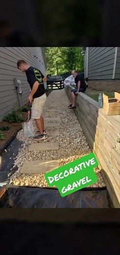 Erosion Control | Decorative Gravel | Landscape Drainage Solutions | By Brooks Landscaping