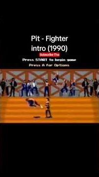Pit Fighter intro 1990 #pitfighter #arcadegames #classicgames #retrogames #sega #segagenesis #gaming