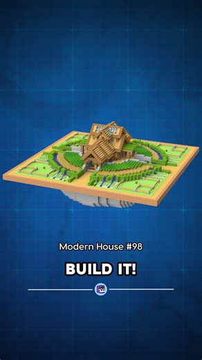 👷 Build it! Link in bio (Starter House #98) You can re-build this creation in your own world with the online 3D Guide or download the schematic or import the world on Java or Bedrock edition! #minecraft#charliecustardbuilds | Charliecustard Builds
