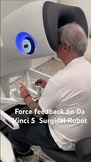 Force Feedback on Intuitive Da Vinci 5 Surgical Robot (Haptic)