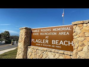 Camping at Gamble Rogers State Park in FL