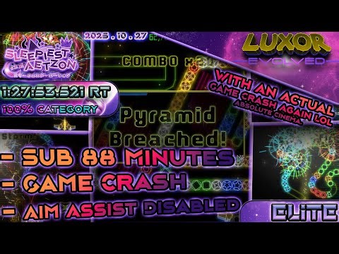 [ FIRST NO AIM ASSIST WR ] ELITE Difficulty 100% - 1:27:53.521 RT | LxE Oct' 2025