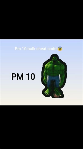 hulk cheat code😨