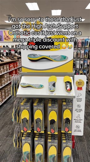 High Arch Support Orthotic on Mega Discount