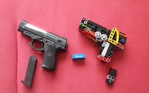 Lego Mini Technic Pistol (working)   (Tutorial)