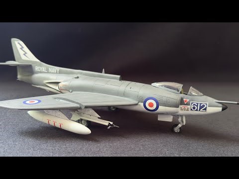 Scratchaeronautics 1/48 Supermarine Scimitar. Built resin model kit. Royal Navy