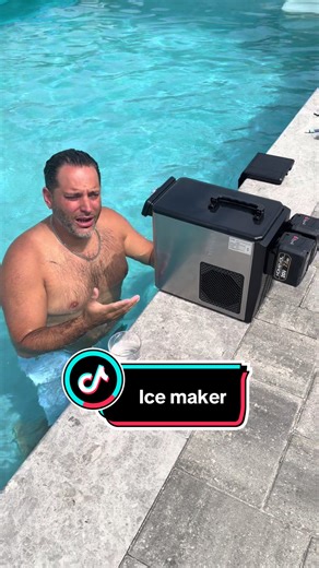 This is An ice maker that you can take anywhere! #portableicemaker #ice #icemakermachine #icemaker #icemachine