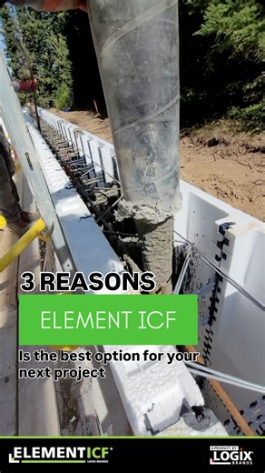 Building a foundation that lasts a lifetime. 🏡 What does a high-performance build look like? It starts right here. Here’s Zach from @armstrong_contracting showing the Insulated Concrete Form (ICF) foundation for this new custom home. From heat retention during pours to long-term efficiency, ICF keeps your project on track year-round! The result for the homeowner? ✅ Unmatched energy efficiency (lower heating/cooling bills) ✅ A stronger, more durable structure ✅ A quieter, more comfortable indoor