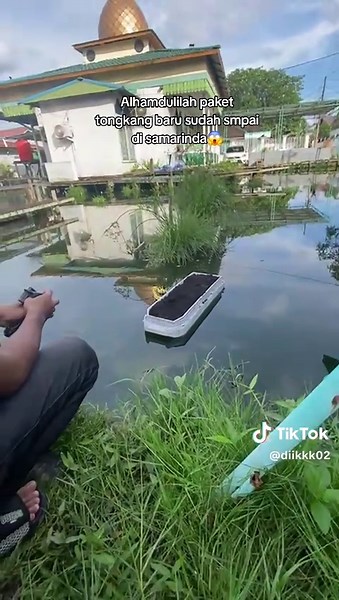 Paket Tongkang Baru untuk RC Boat di Samarinda