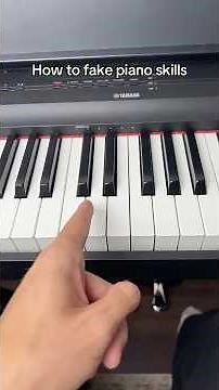 How to Fake Piano Skills #piano #tutorial #easy