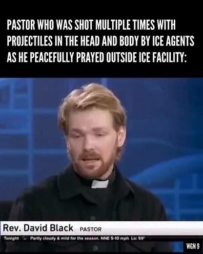 15K views · 2.7K reactions | REV. DAVID BLACK (who was shot in the head and body with pepper ball projectiles): “If this is what they’re doing to pastors, journalists, teachers, mothers, and the elderly gathered to sing and pray outside ICE facilities… what might they be doing to our neighbors who are behind those walls?” | The Resistance | Facebook