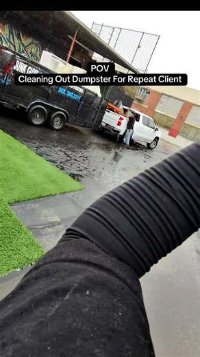 Rain or shine, Junk Guys LA gets it done 🌧️💪🏽Dumpster cleanout for our repeat client — fast, reliable, and always on time! #JunkGuysLA #DumpsterCleanout #RainyDayWork #fyp | Junk Guys La