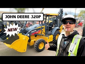 We got a brand new Backhoe! 2023 John Deere 320P Backhoe! Check it out!