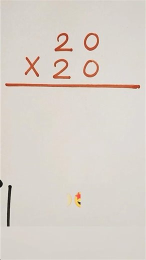 20 × 20 = ? | How to solve?