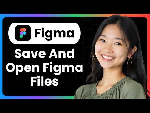 Save And Open Figma Files | How To Export In Figma (Complete Guide)