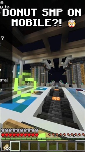 How To Join Donut SMP On Mobile! 🍩 #donutsmp #minecraft #shorts