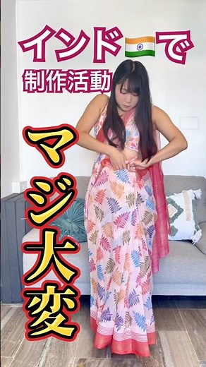 I'm doing my best to make a living in India. Here's a video of me getting dressed in a sari for a...