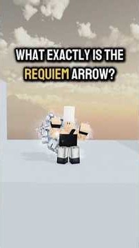 What exactly is the requiem arrow? #jjs #roblox #jojo