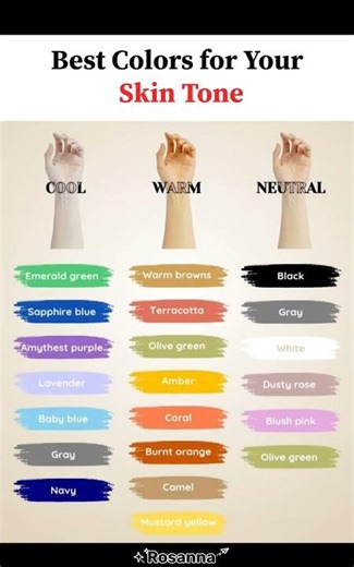 These Colors Will Make Your Skin Glow ✨ (Skin Tone Guide)#SkinTone#FashionTips#StyleGuide