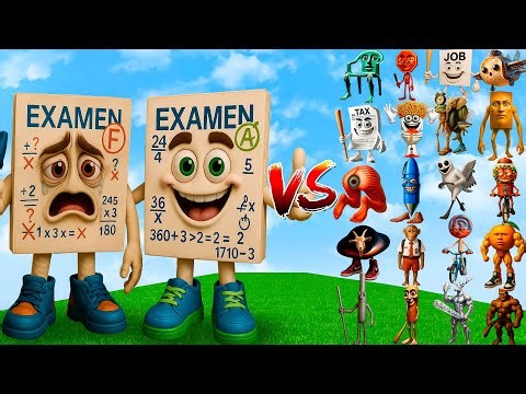 BROS EXAMEN vs All NEW brainrot Bosses | Minecraft Mob Battle