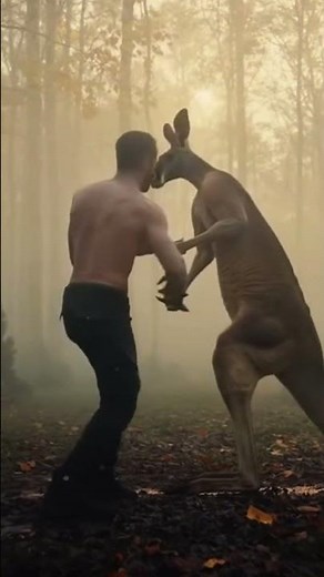 🥊 Man vs Kangaroo — The Most Intense Cinematic Forest Fight Ever! 🦘💥 | Action Scene