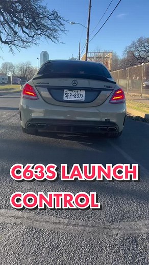 C63s launch control #launchcontrol #mercedes #benz #c63s#edition1 #notraction #amg #amg63 #v8biturbo #dme #dmetuned #stage2 #downpipes