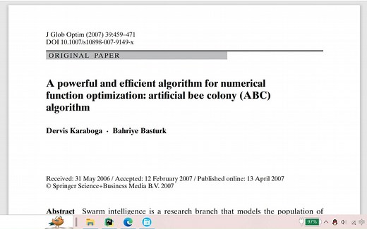 【全局优化】人工蜂群(ABC)算法