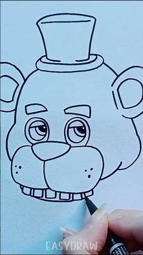 How To Draw FREDDY - Five Nights at Freddy's │ EASY FNAF drawing for beginners #drawing #fnaf