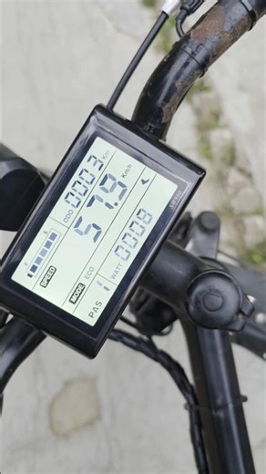 High speed electric cycle 58kmph 😨😨 350watt hub motor sw900 display #electriccycle #shortfeed #viral