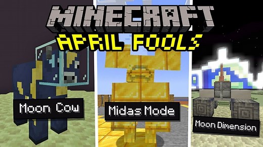 Top 5 hilarious features in Minecraft April Fools snapshot