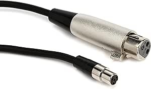 Shure WA310 4-Feet Microphone Adapter Cable, 4-Pin Mini Connector (TA4F) to XLR(F) Connector