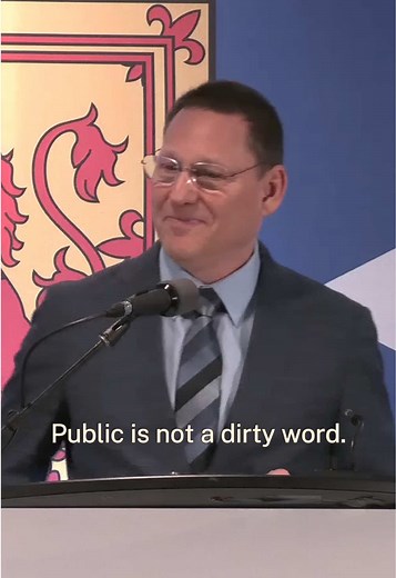 Canada’s public infrastructure is not up for sale. My address at the @novascotiandp convention. #cdnpoli #canada #novascotia #NDP