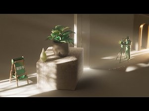 【CINEMA4Dチュートリアル】ライティング(光の制限、ボリューム、影)について(Redshift)