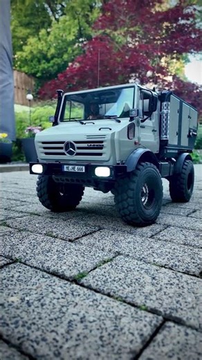 Scale Crawler Unimog 435 U1300L 3D-Print now with sound module #3dprinting #unimog #rccrawler