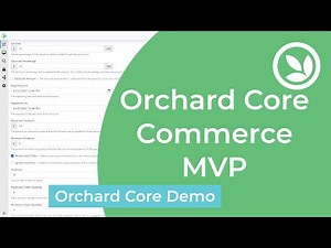 Orchard Core Commerce MVP - Orchard Core Demo