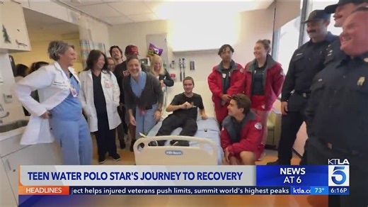 Long Beach teen water polo player's remarkable recovery from diving accident