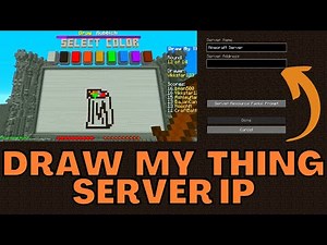 Minecraft Draw My Thing Server IP Address