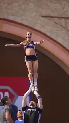 2.7M views · 152K reactions | Your 2023 NCA Partner Stunt Champions…Elsa & Michael磊•••: Nick Prak #NCA #partnerstunt #daytona #2023 #icingonthecake #extra 露‍♂️: Elsa Maude Hassett | Michael Pavlovich Androsov | Facebook