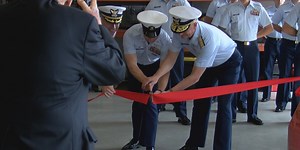 Ribbon-cutting for new U.S. Coast Guard facility on Tybee Island