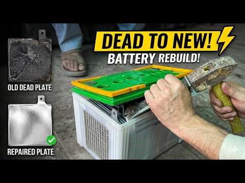 Dead Battery Rebuild: How to Open and Repair a Sealed Lead Acid Battery]
