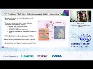 Next generation SpyGlass CDCֿ - Avi Levi, Application Engineering Manager, Synopsys